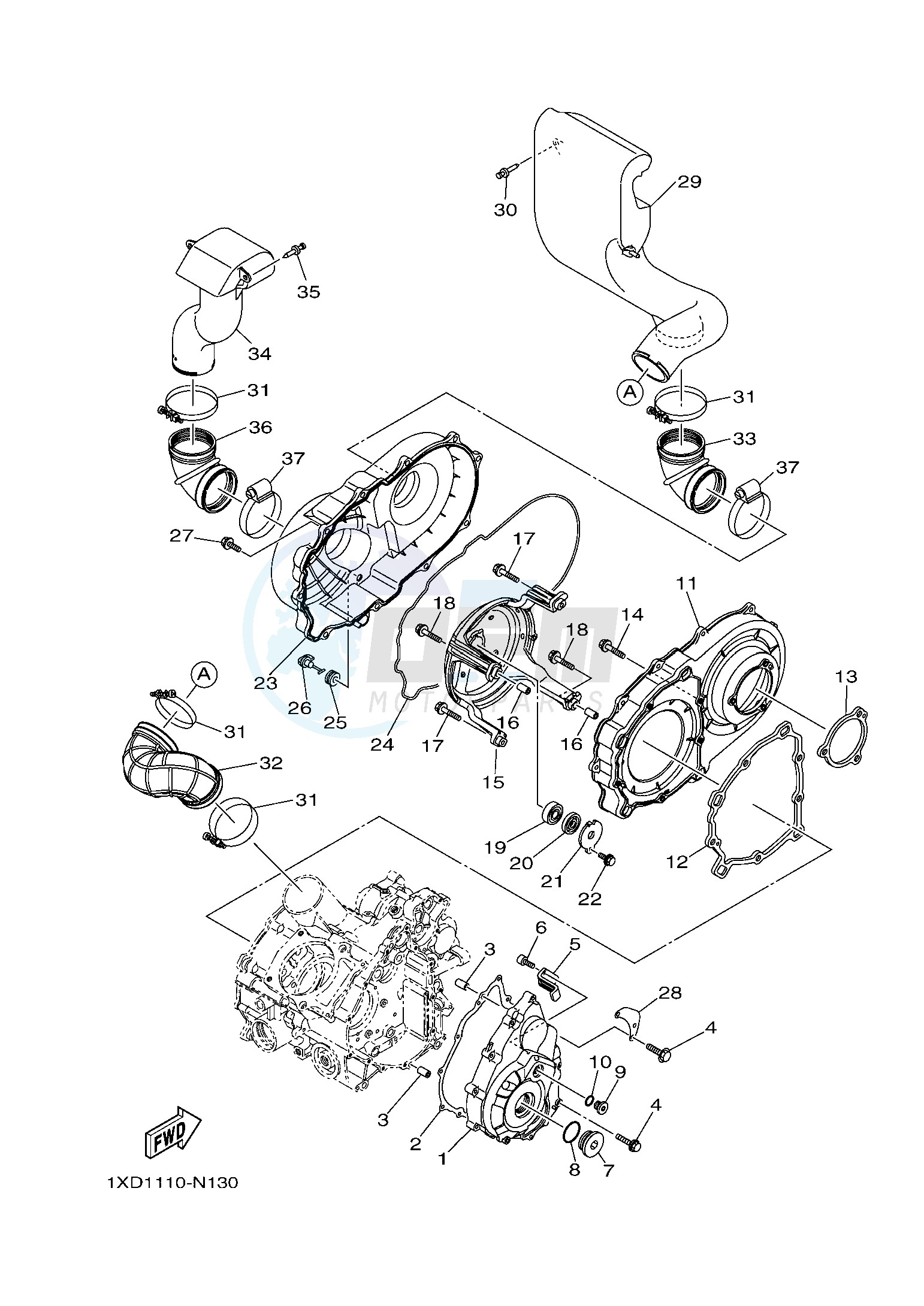 CRANKCASE COVER 1 image