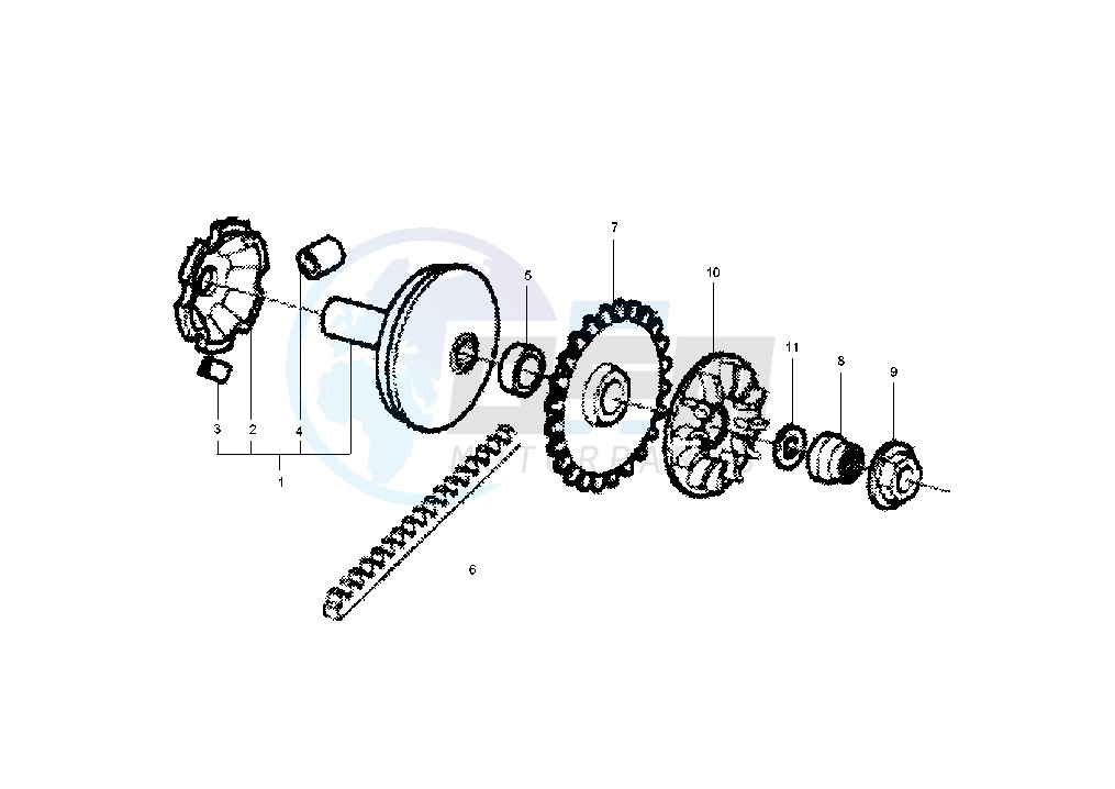 Driving pulley - Belt image
