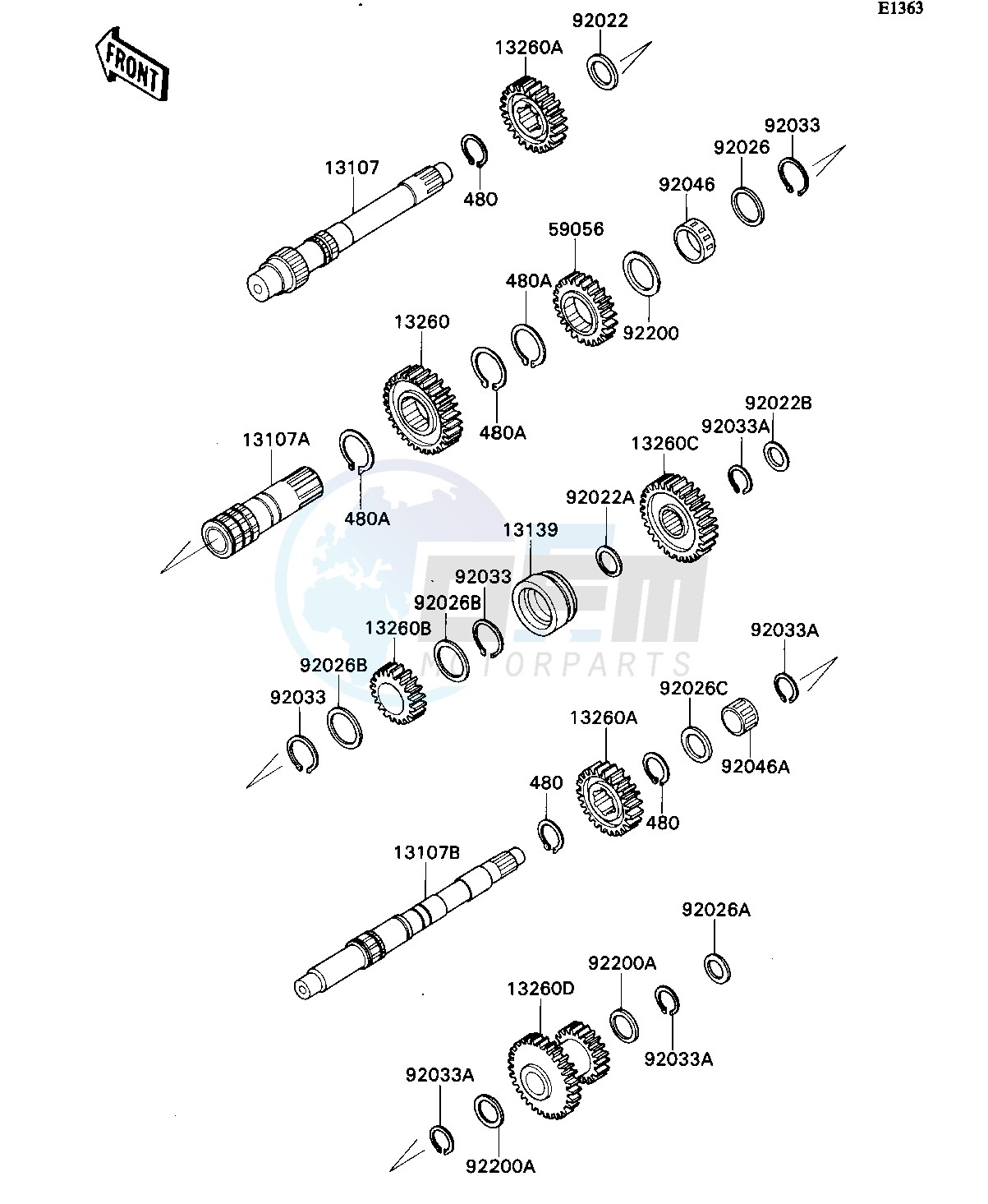 HI LOW SHAFT_4WD SHAFT image