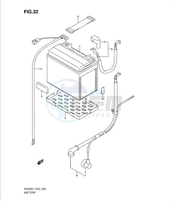 BATTERY (DL650AL1 E24) image