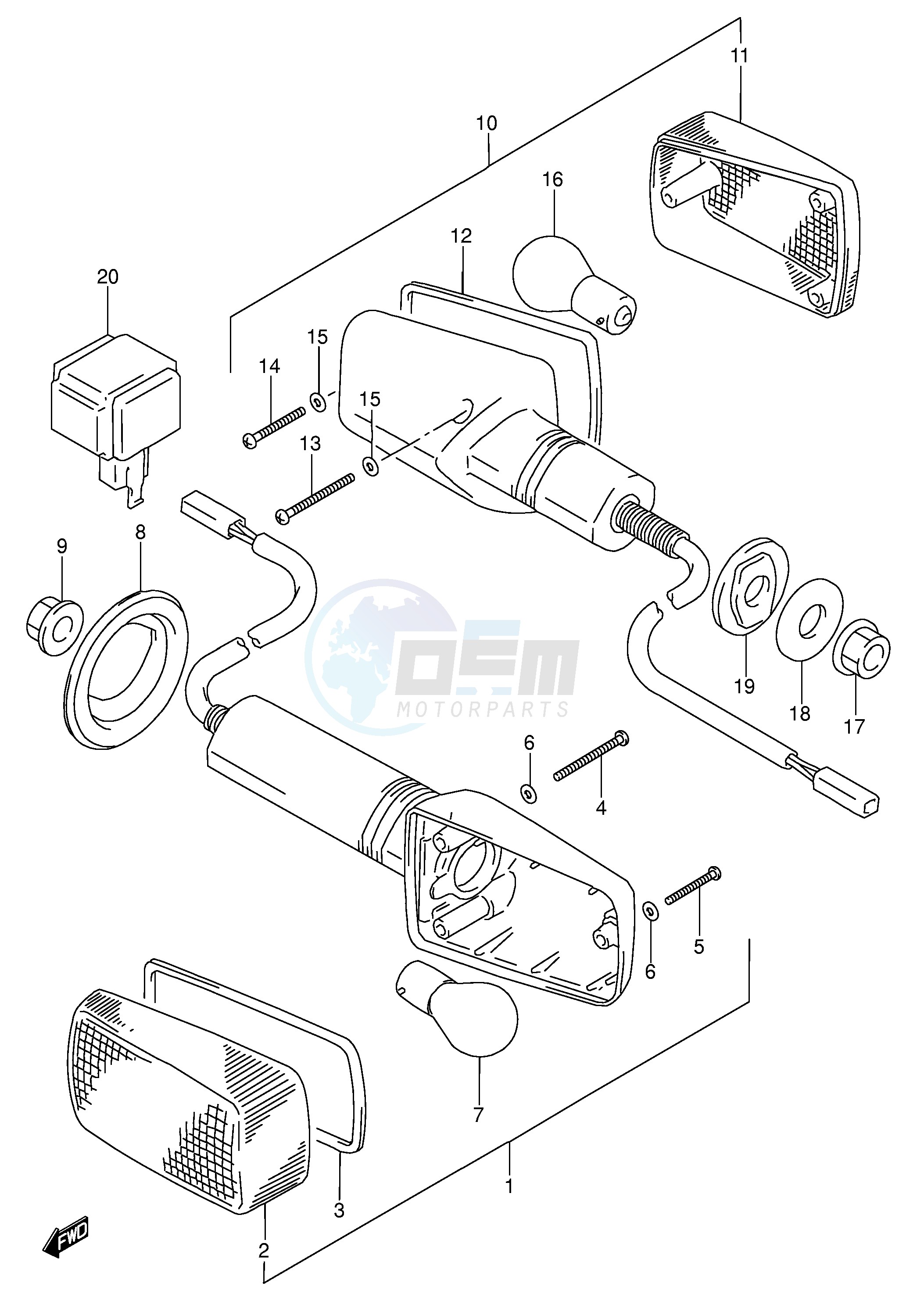 TURNSIGNAL LAMP (MODEL S) image