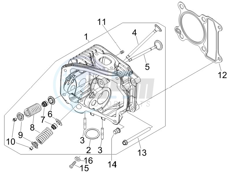 Head unit - Valve image