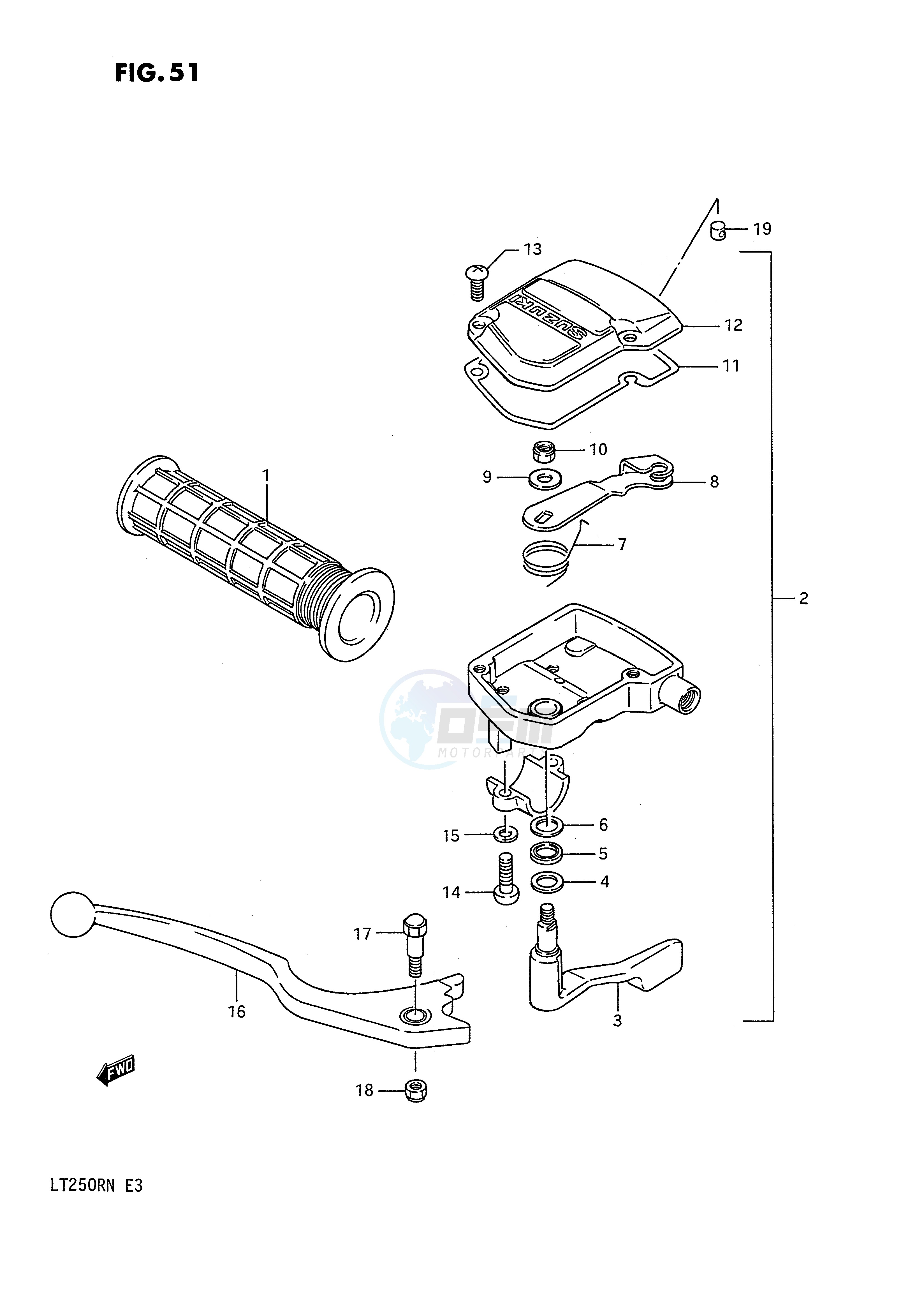 BRAKE LEVER (MODEL H J K L) image