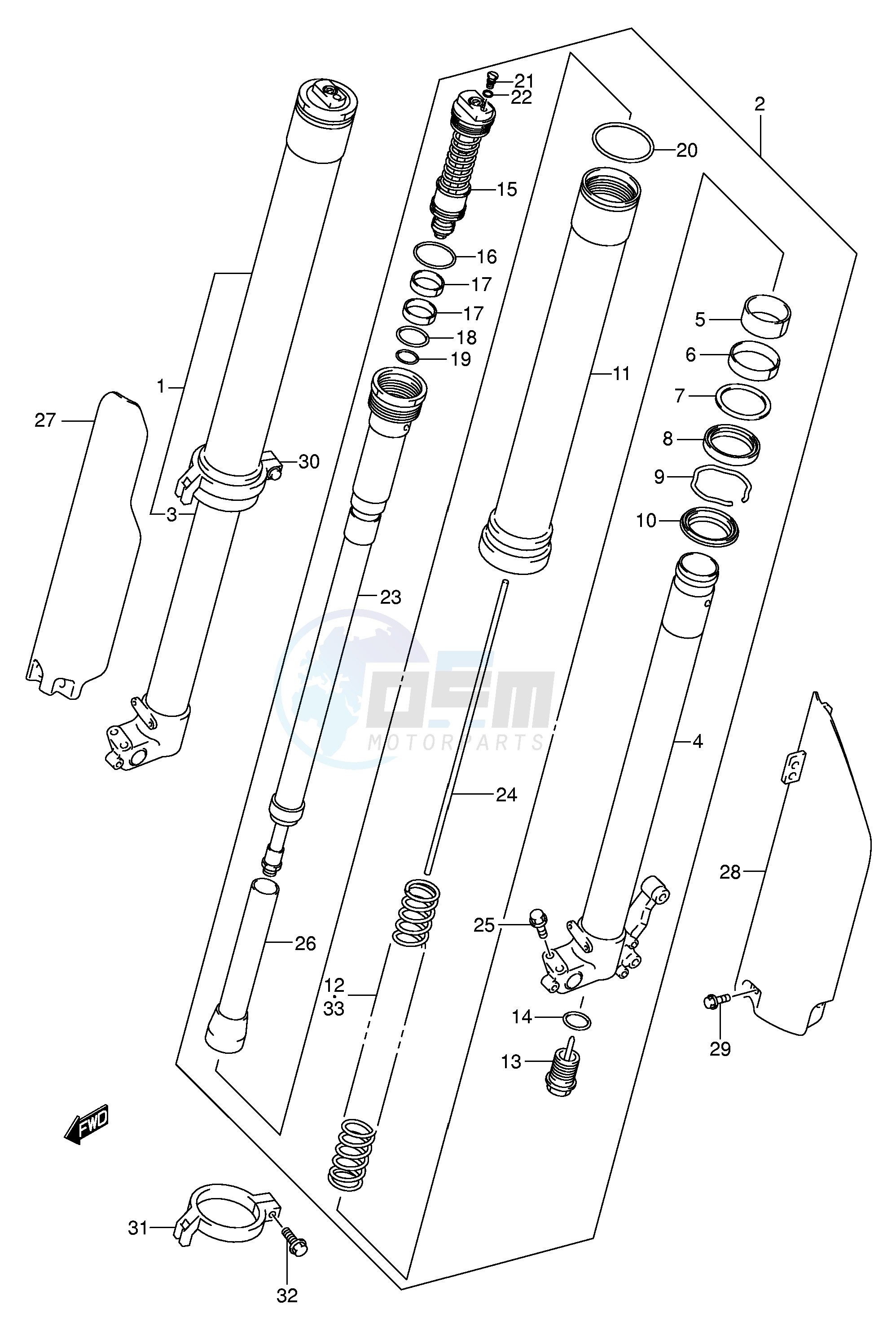 FRONT DAMPER (MODEL K4) image