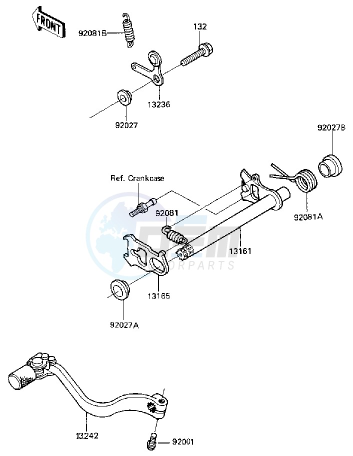 GEAR CHANGE MECHANISM image