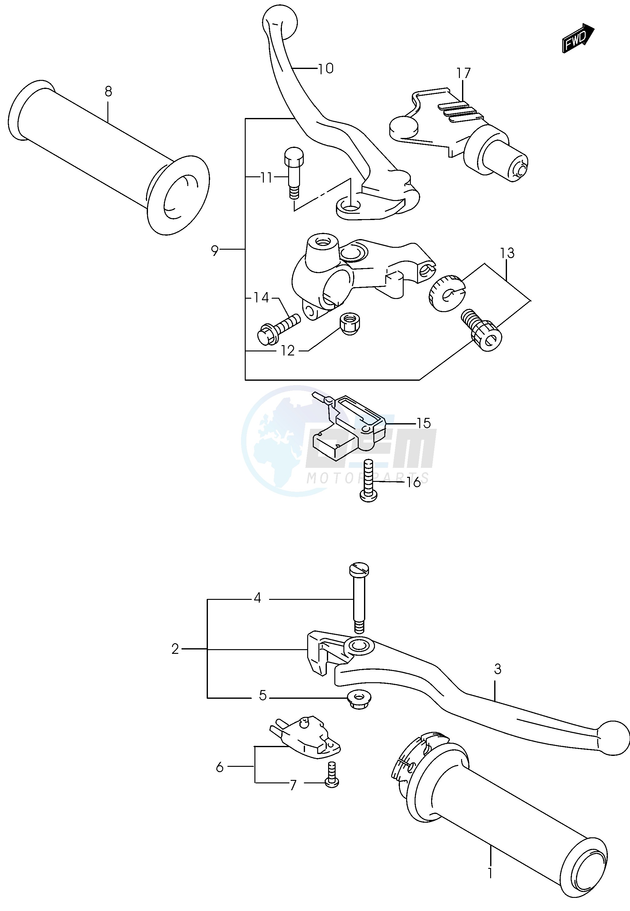 HANDLE LEVER (MODEL K2) image