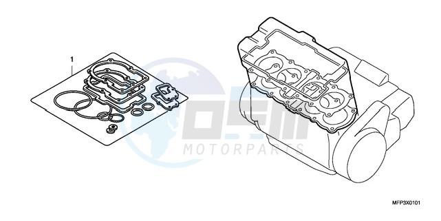 GASKET KIT A (CB13009/S9/A9/SA9) image