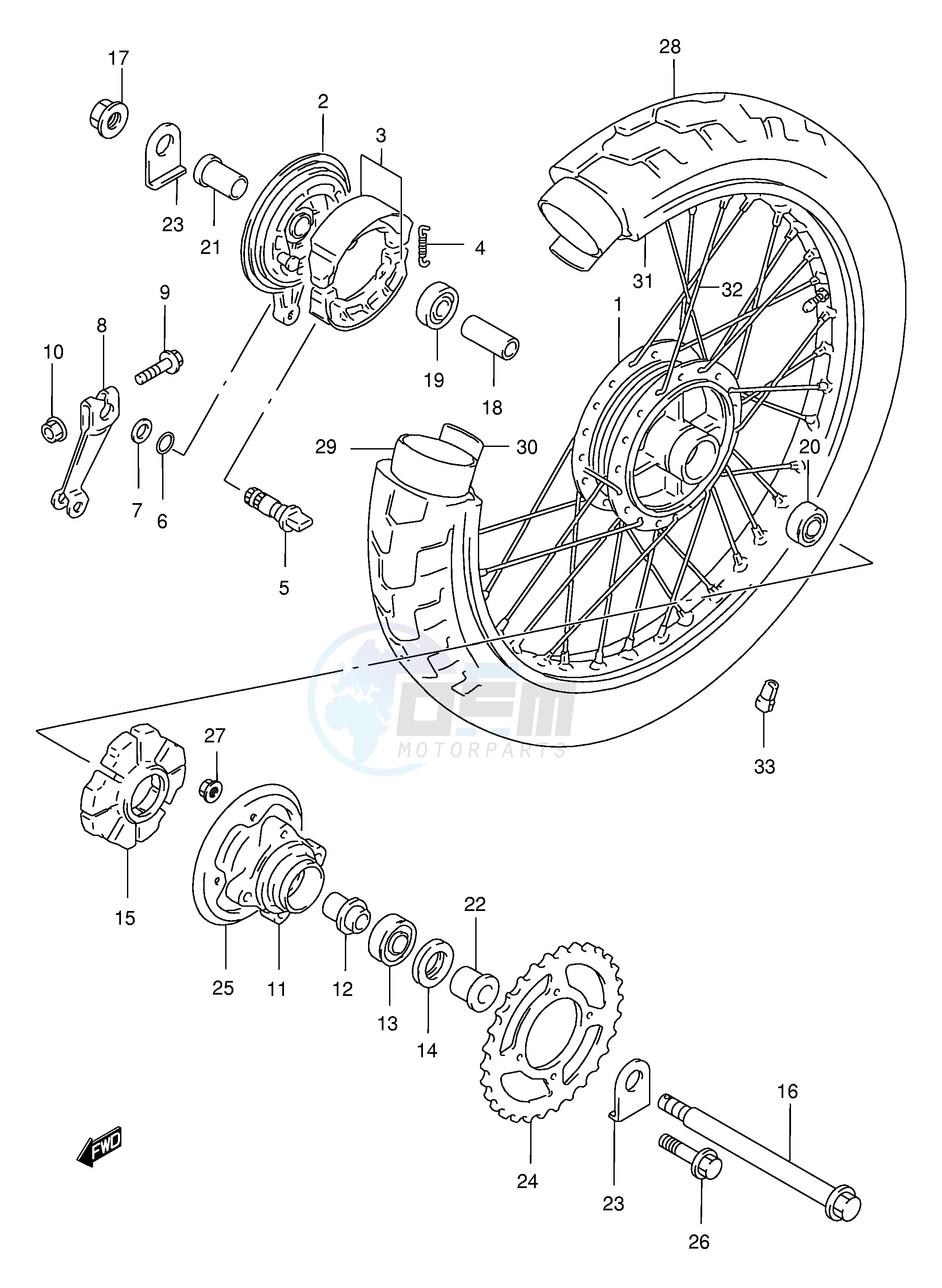 REAR WHEEL image