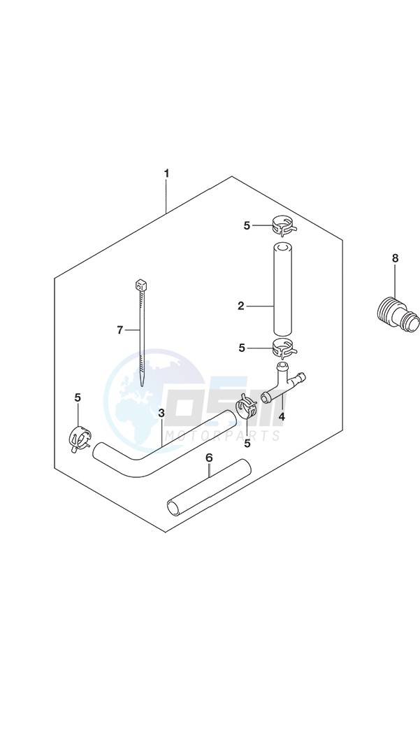 Water Pressure Gauge Sub Kit blueprint