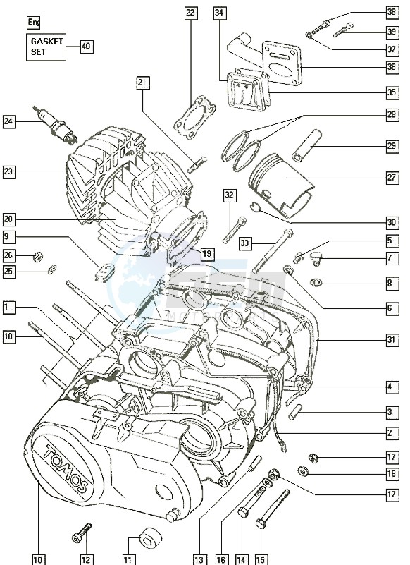 Crankcase-cylinder image