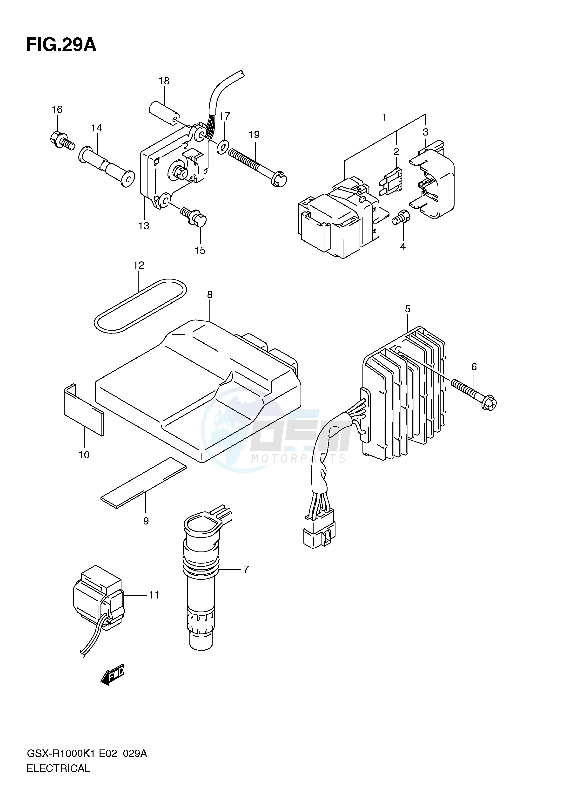 ELECTRICAL (GSX-R1000K1 E19,U1E19,U2E19) image