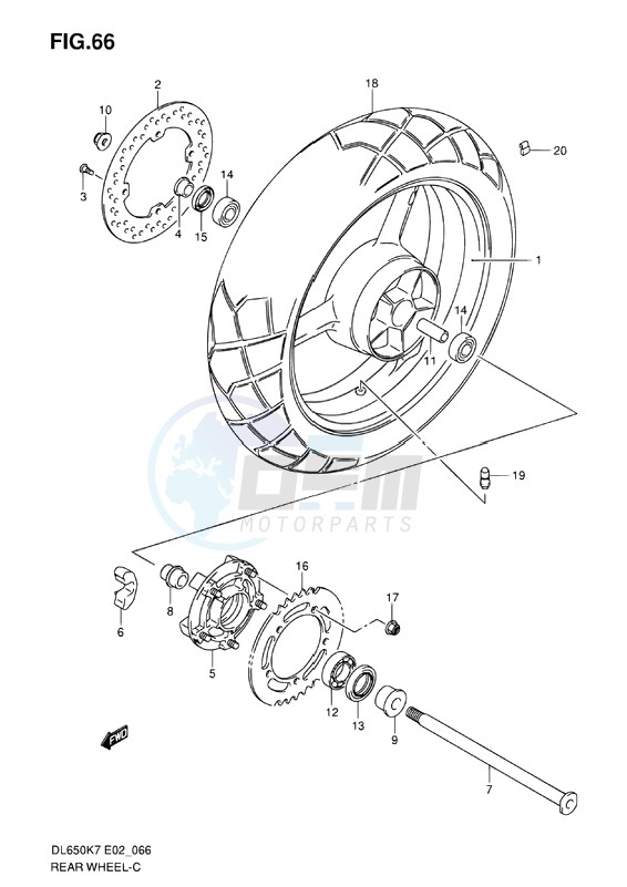 REAR WHEEL image