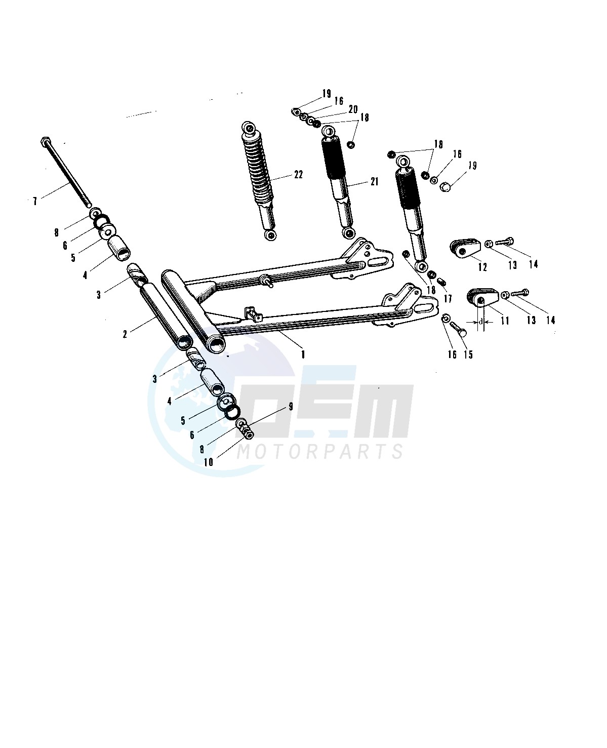 SWING ARM_SHOCK ABSORBERS A1A-A7SSA image