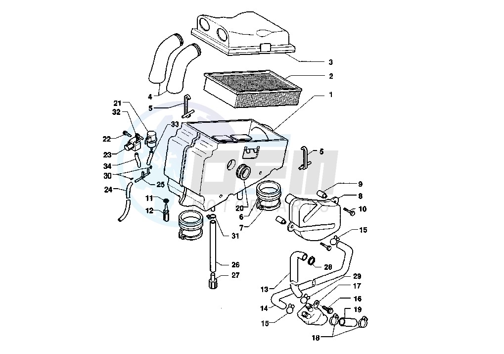 AIR CLEANER blueprint