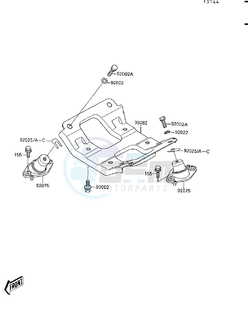 ENGINE MOUNT blueprint