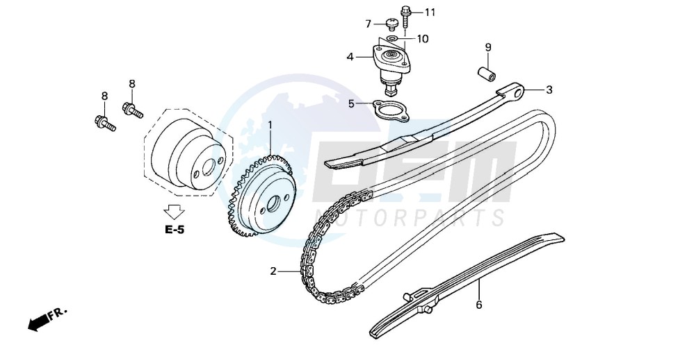 CAM CHAIN/TENSIONER image