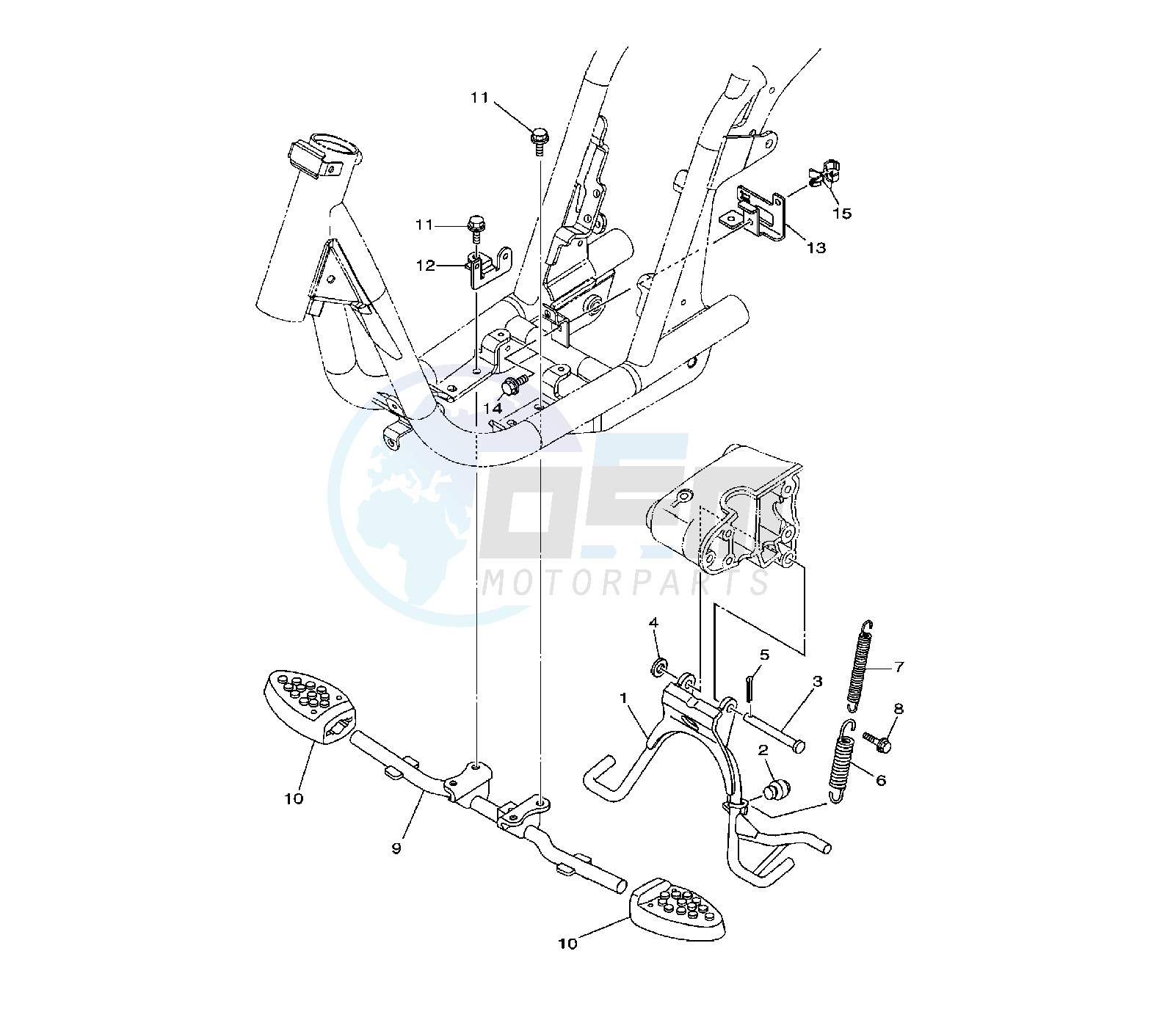 STAND AND FOOTREST image