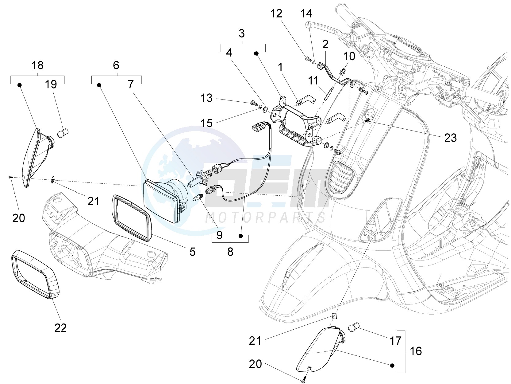 Head lights - Turn signal lamps image