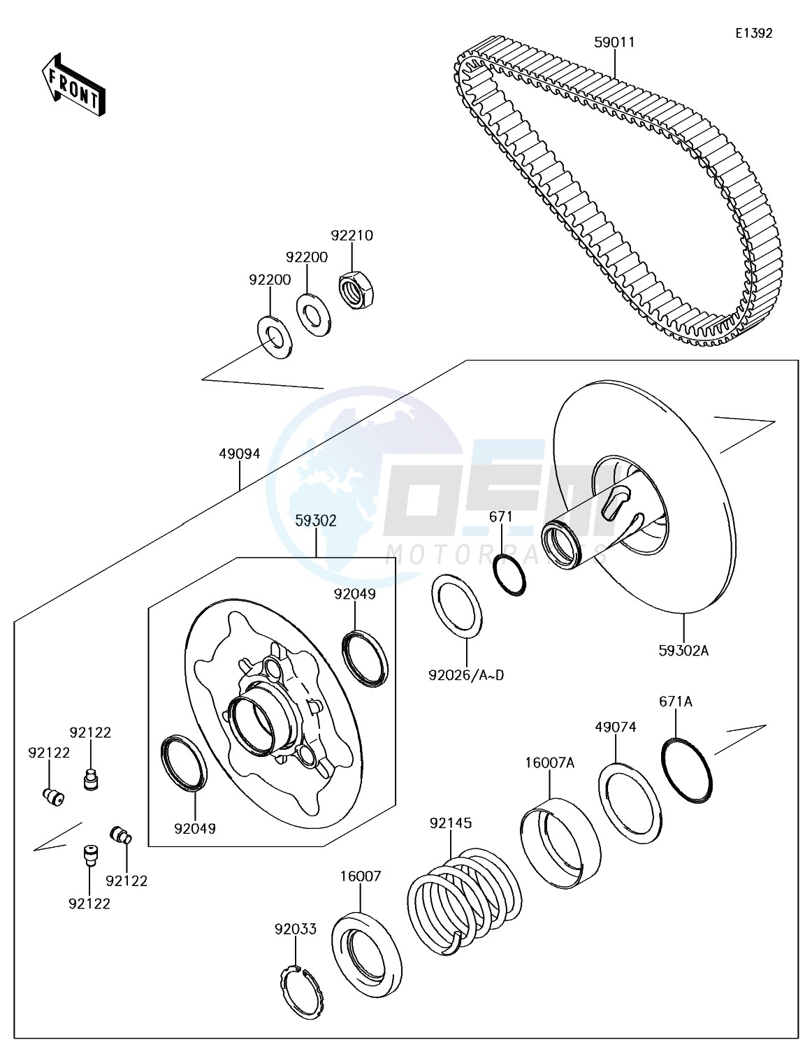 Driven Converter/Drive Belt image