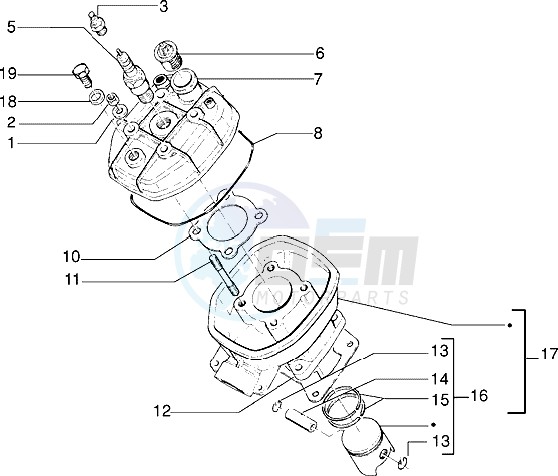 Head-cylinder-piston image