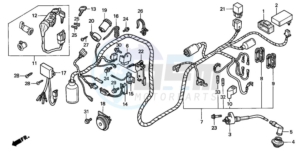 WIRE HARNESS/ IGNITION COIL image