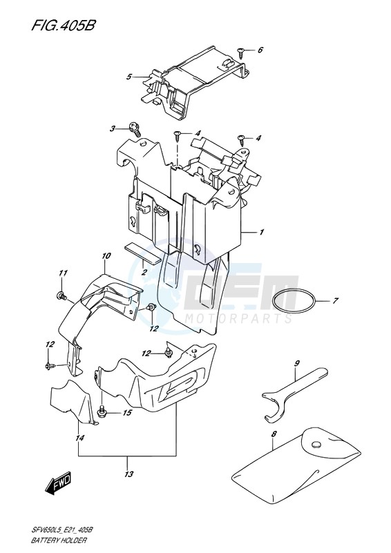 BATTERY HOLDER image