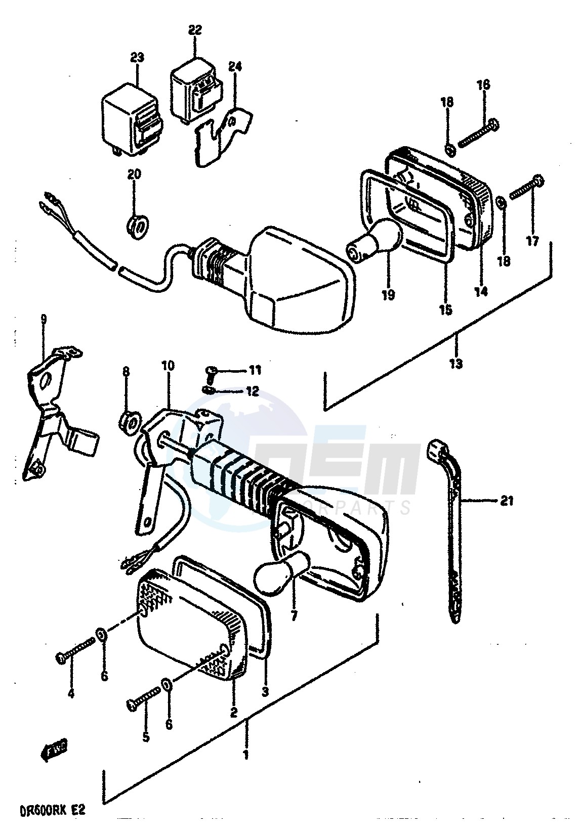 TURN SIGNAL LAMP image