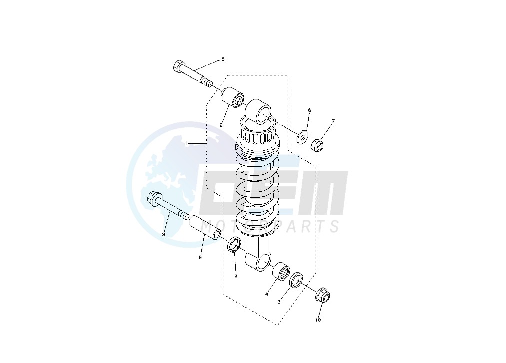 REAR SHOCK ABSORBER image