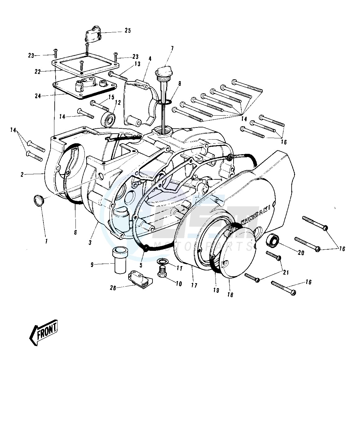 ENGINE COVERS -- 73-73 G5-A- - blueprint