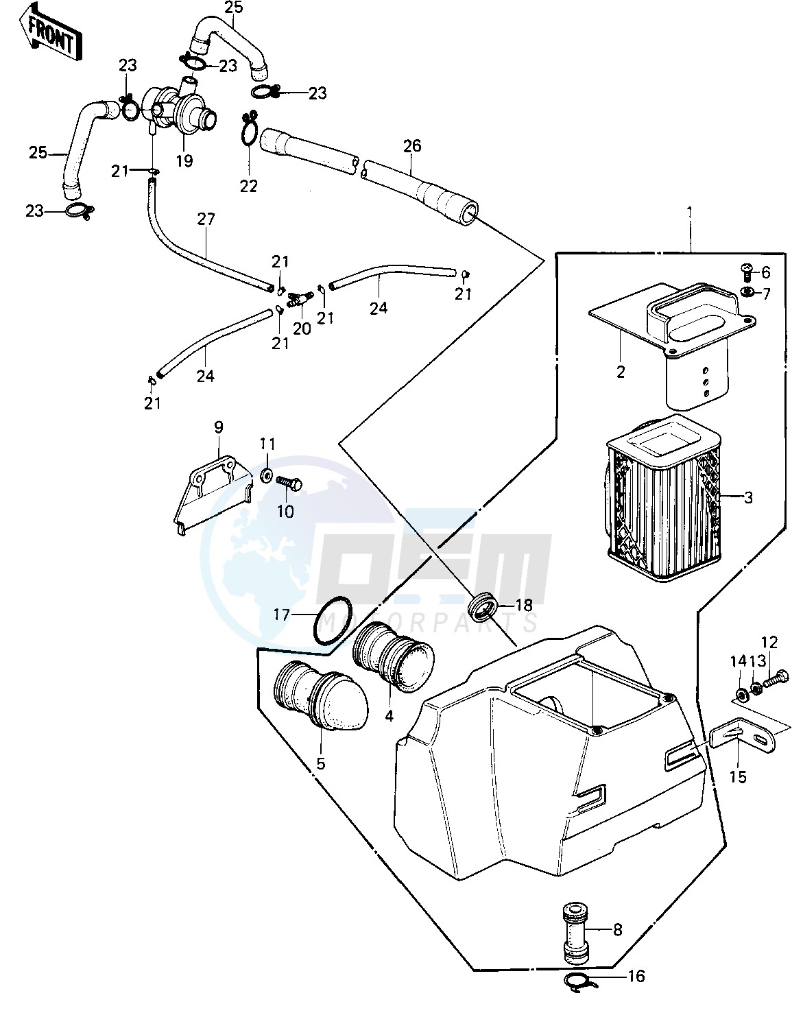AIR CLEANER -- 80-81 A1_A2- - image