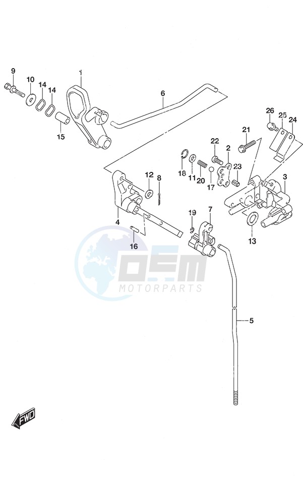 Clutch Rod Non-Remote Control image