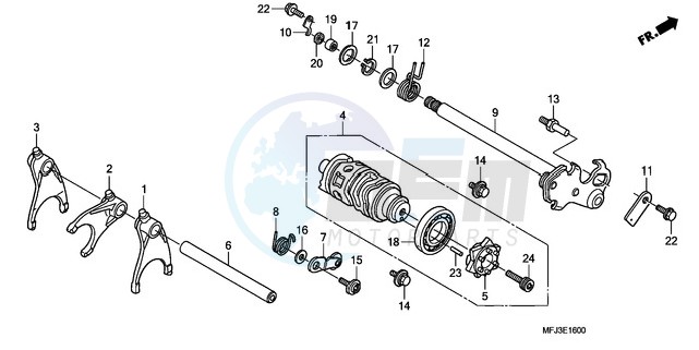 GEARSHIFT DRUM blueprint