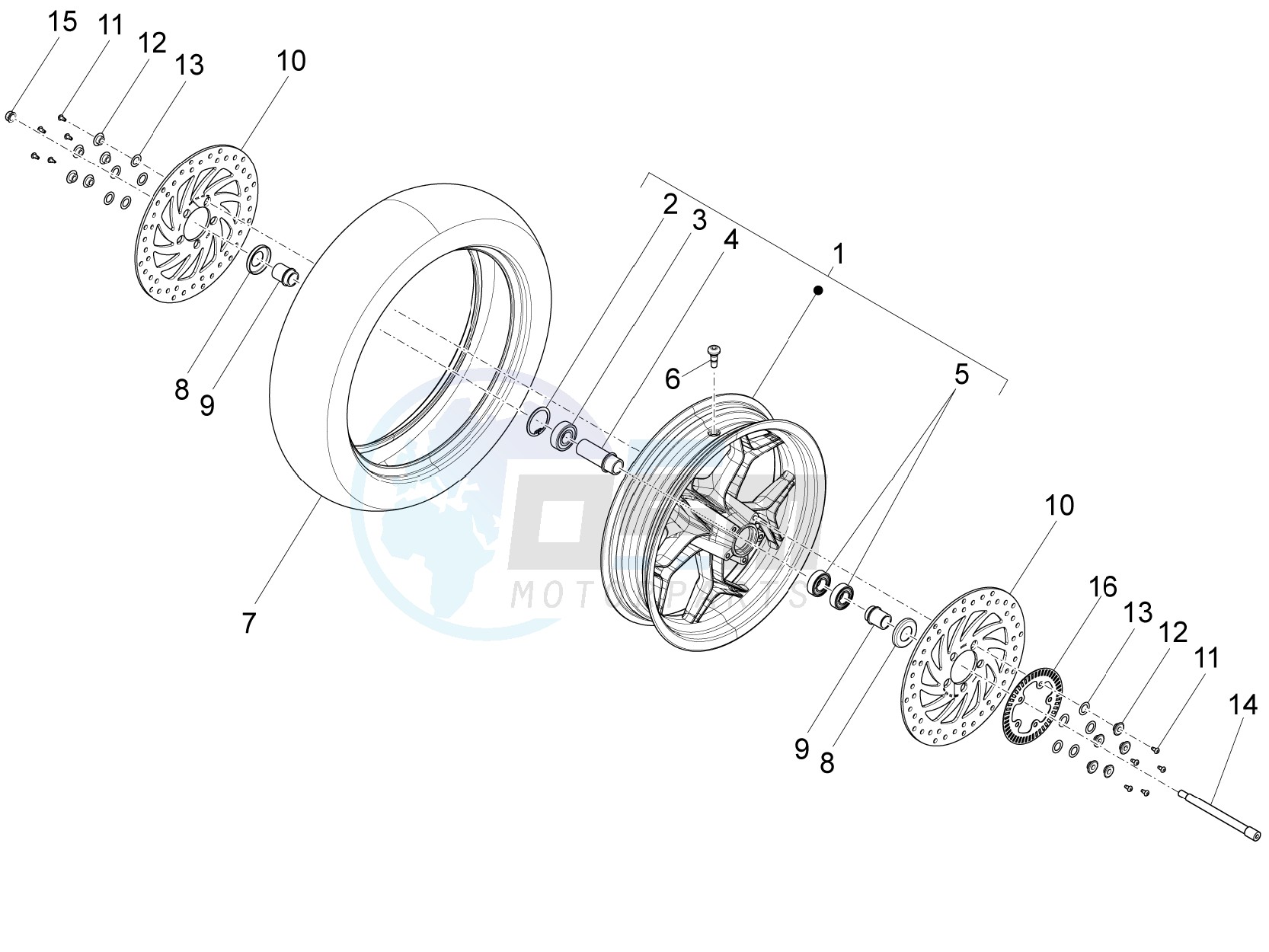 Front wheel image