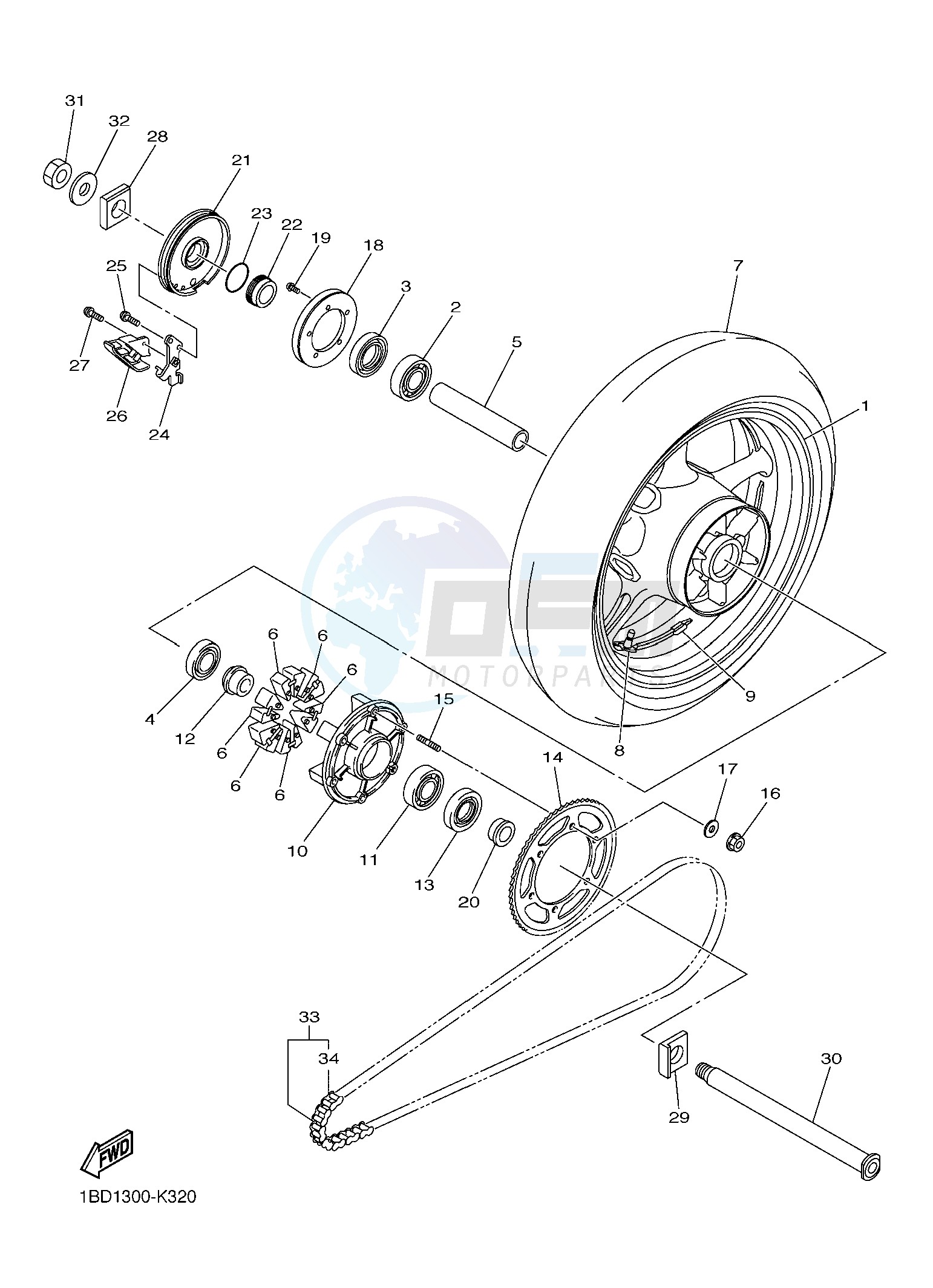 REAR WHEEL image