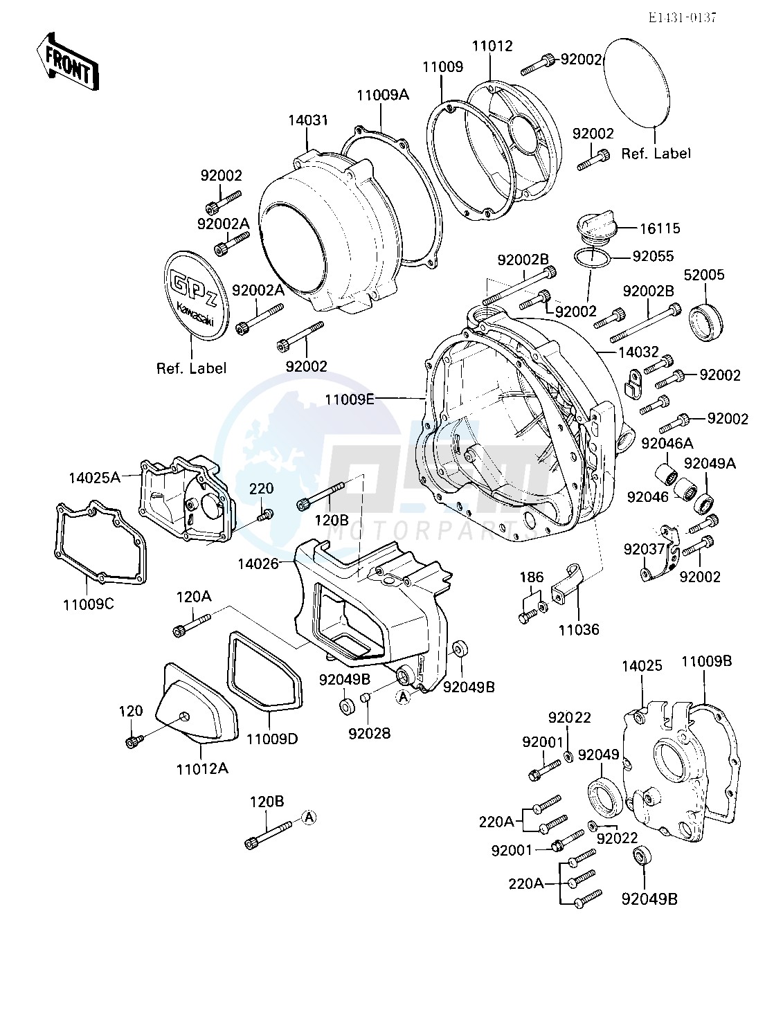 ENGINE COVERS blueprint