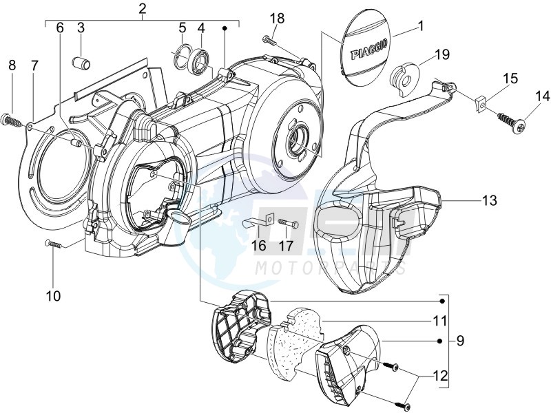 Crankcase cover - Crankcase cooling image