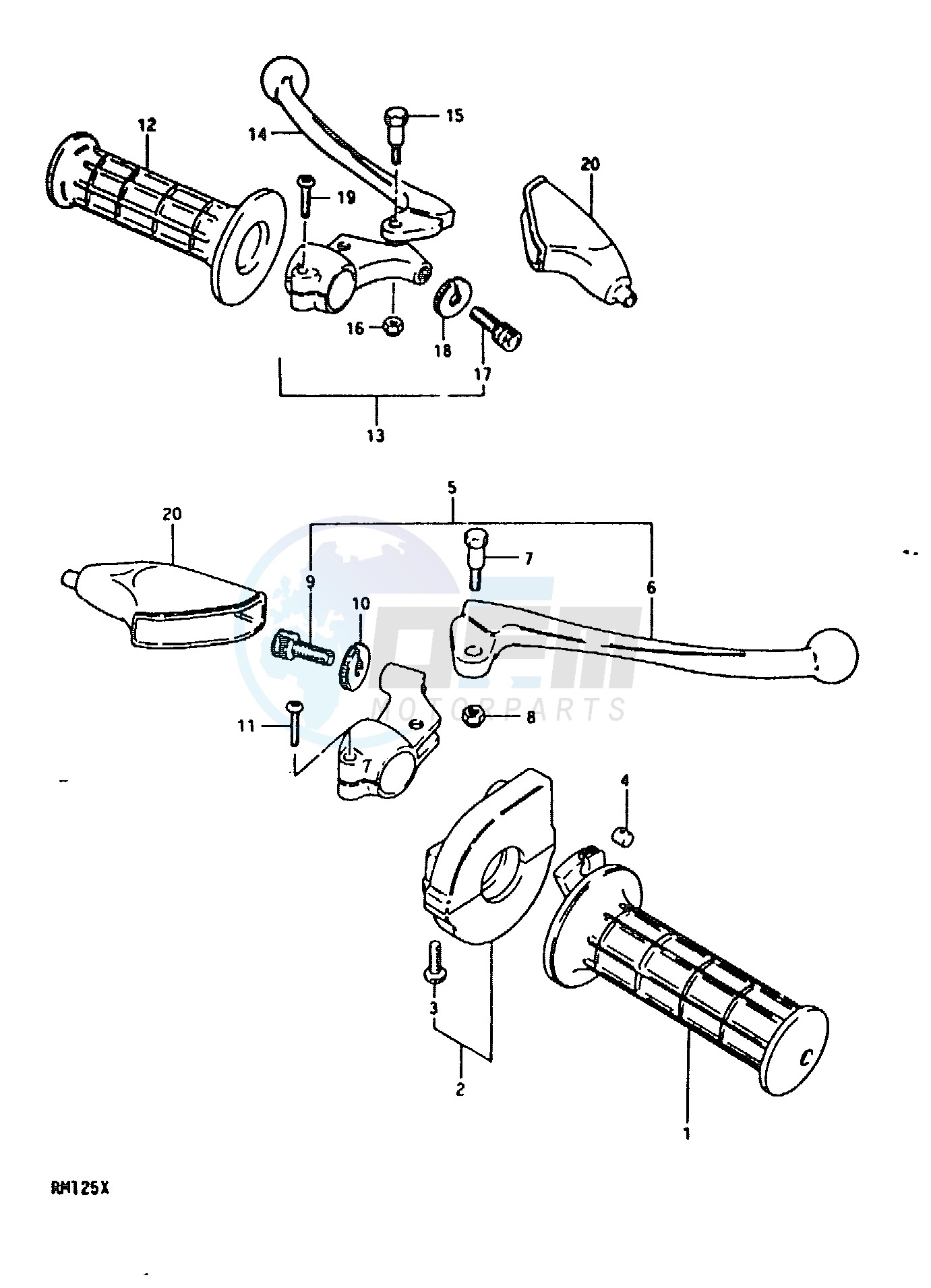 HANDLE GLIP - LEVER image