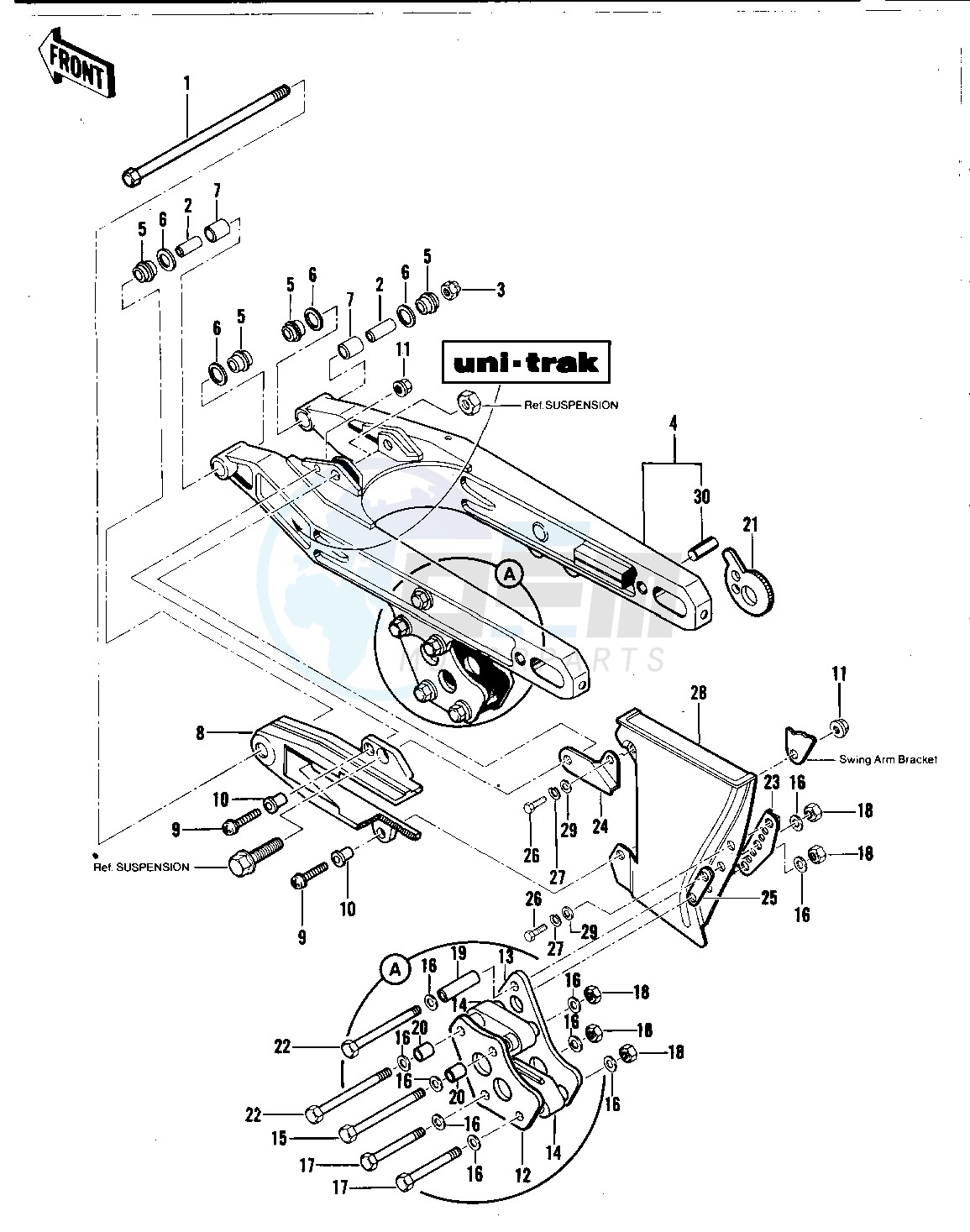 SWING ARM_CHAIN COVER blueprint
