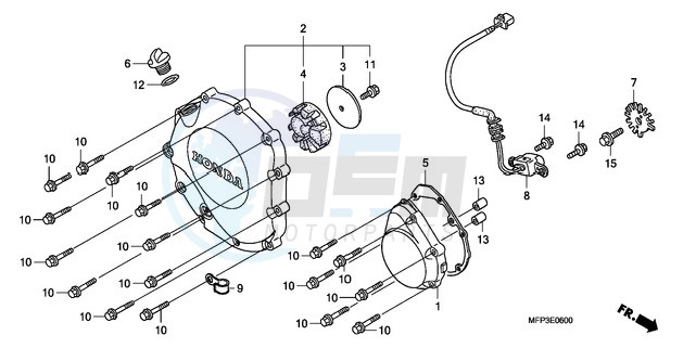 RIGHT CRANKCASE COVER image