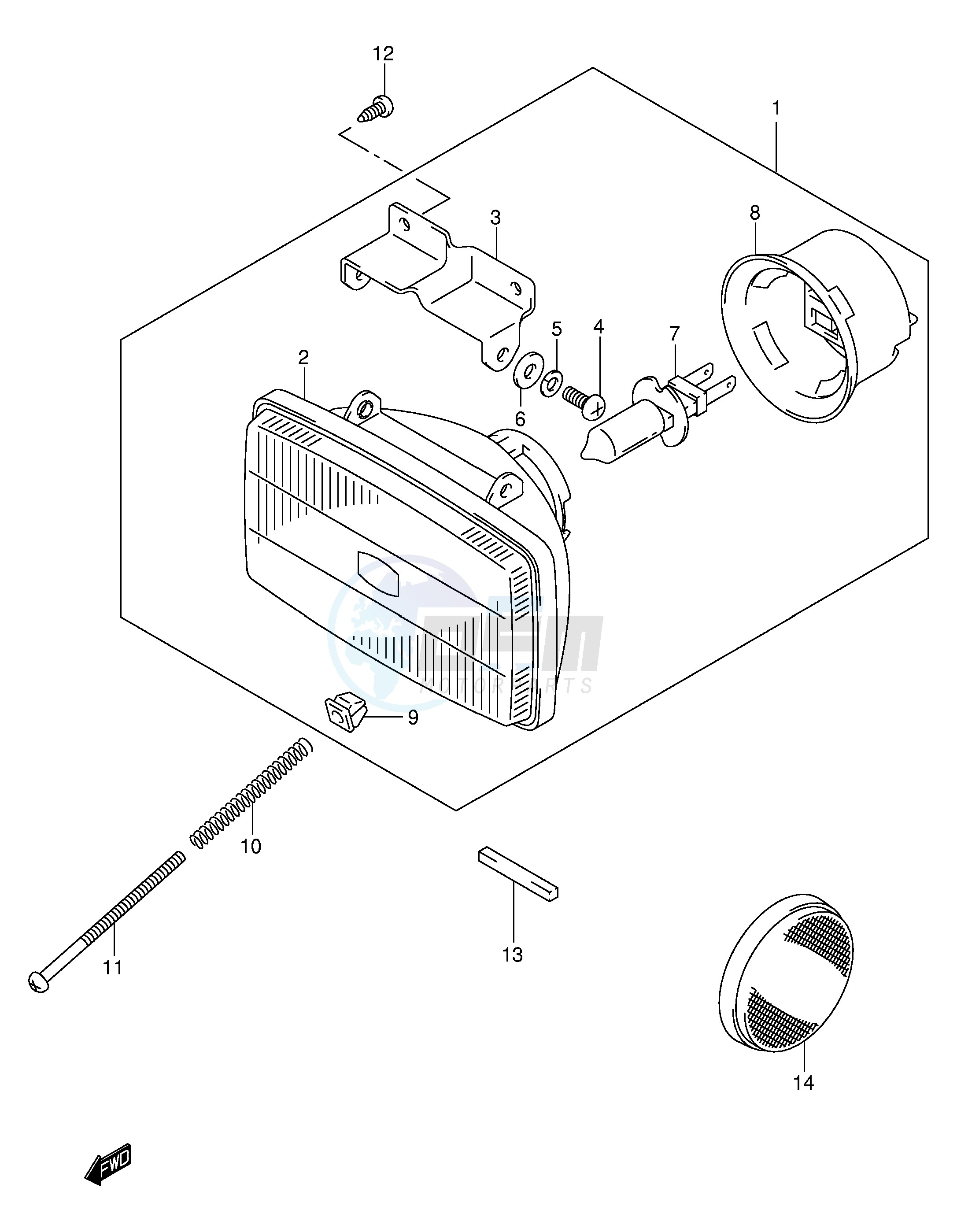 HEADLAMP (MODEL K1) image