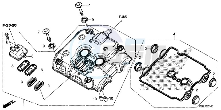 CYLINDER HEAD COVER image