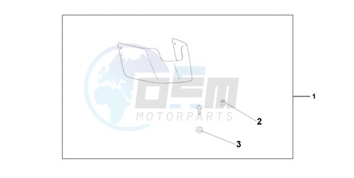 CHROME REAR FENDE image