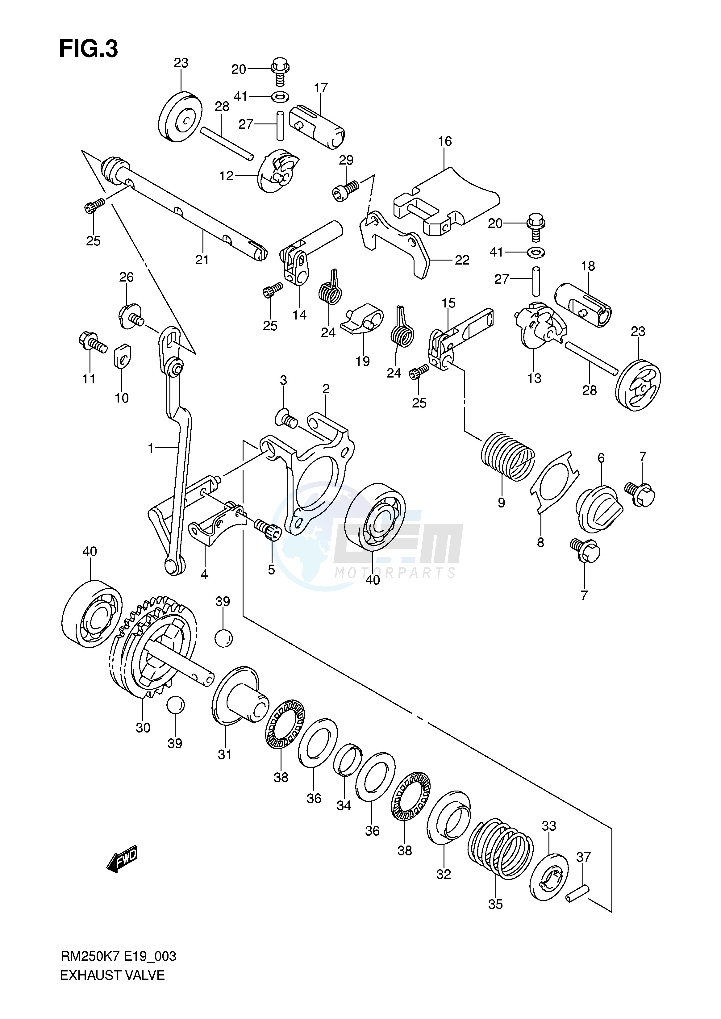 EXHAUST VALVE blueprint