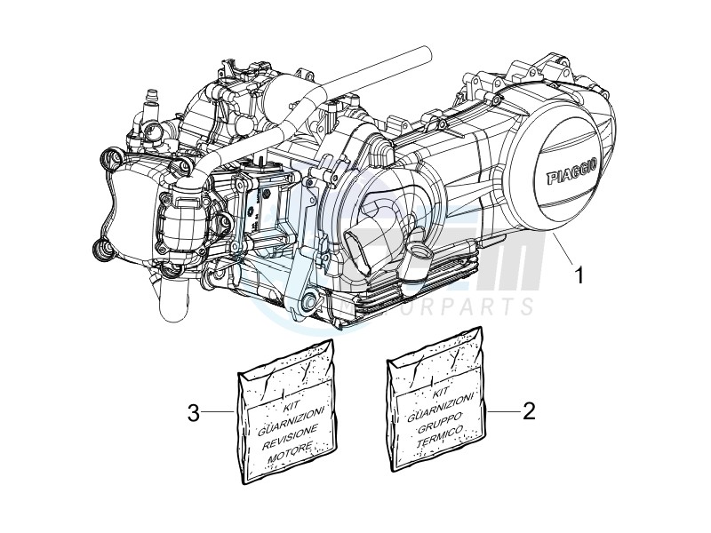 Engine assembly blueprint