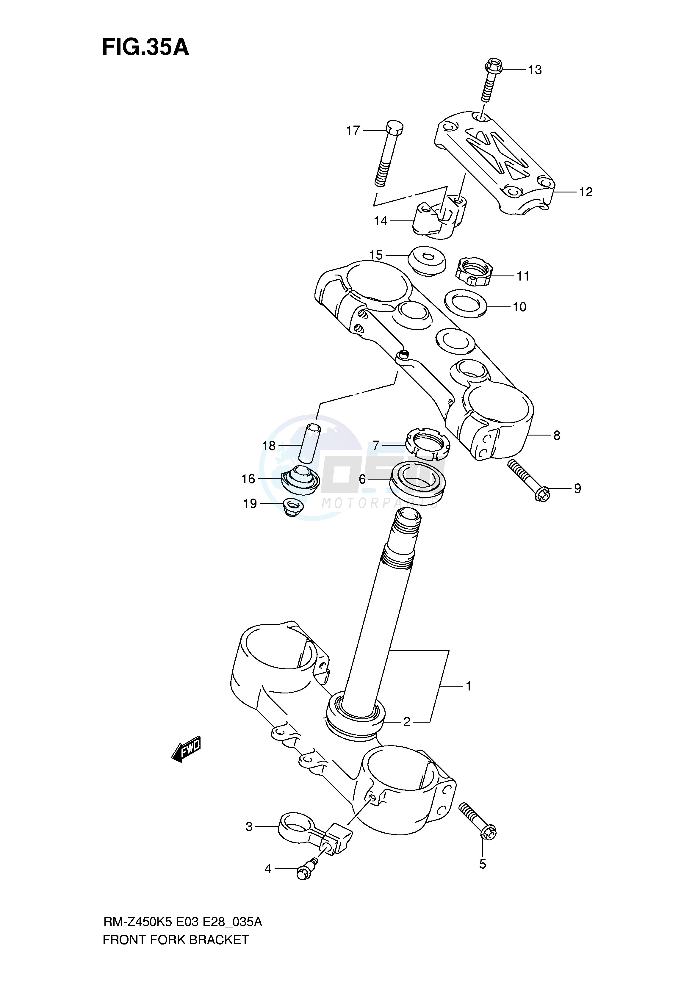 STEERING STEM (MODEL K7) image