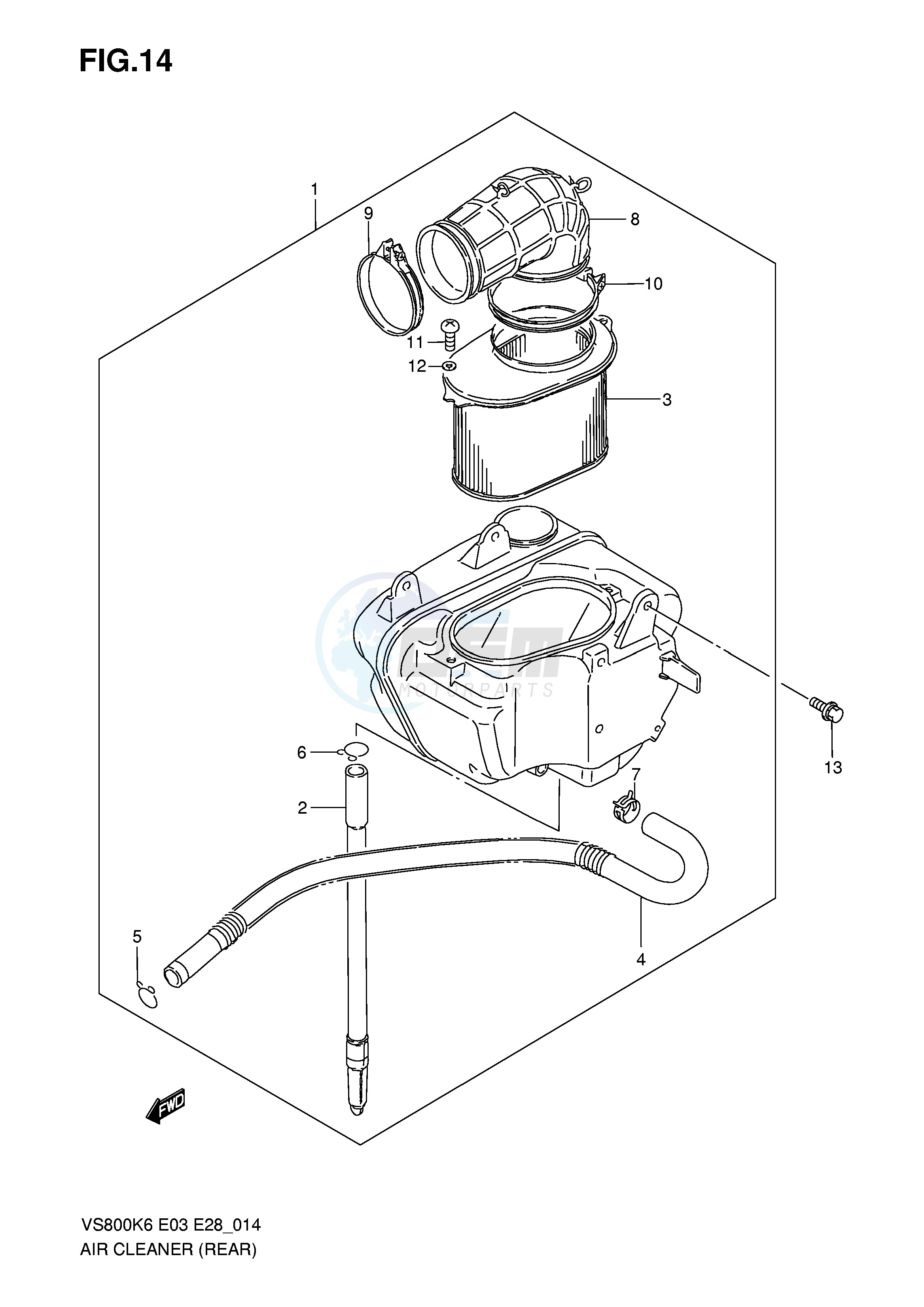 AIR CLEANER (REAR) image