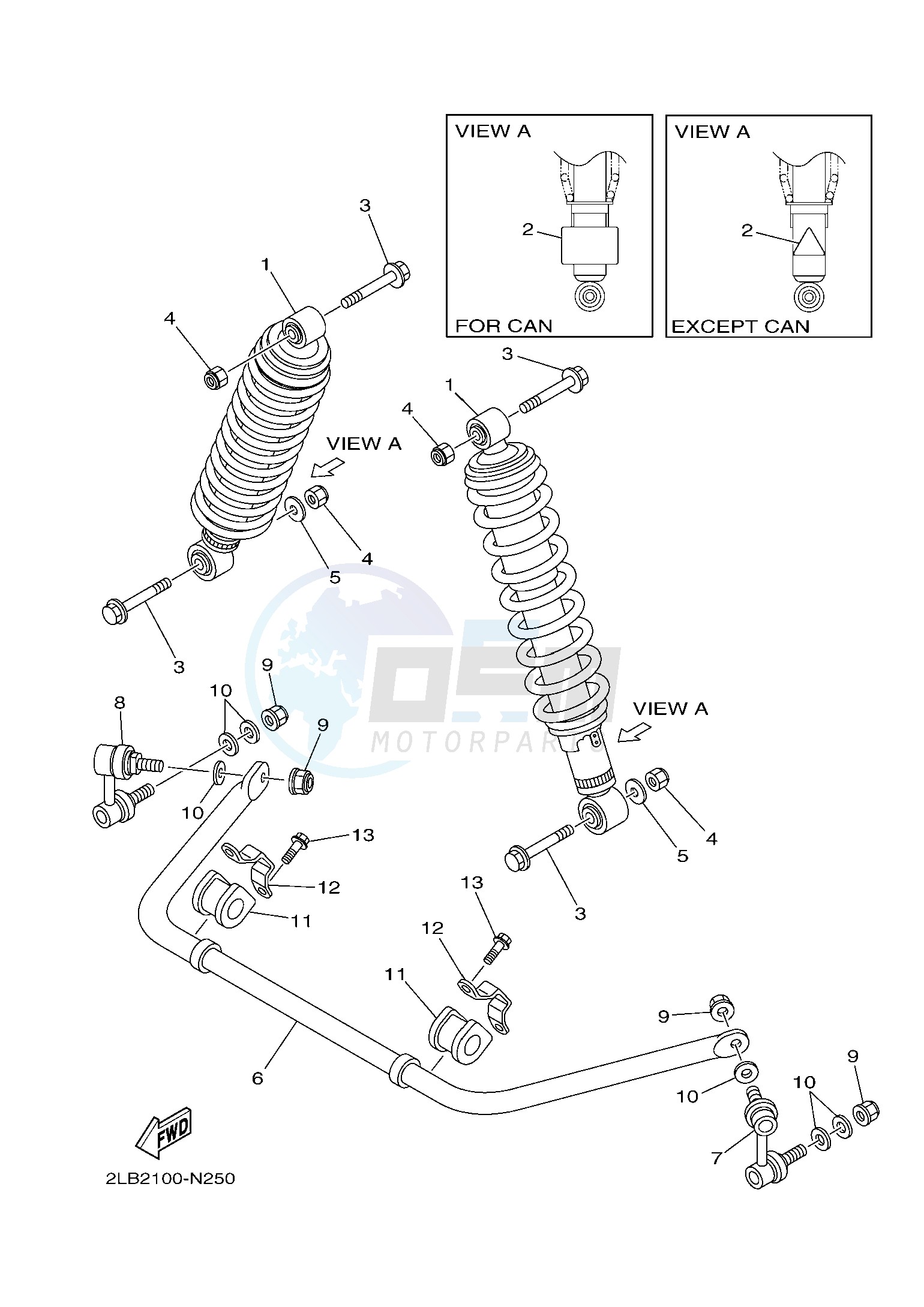 REAR SUSPENSION blueprint