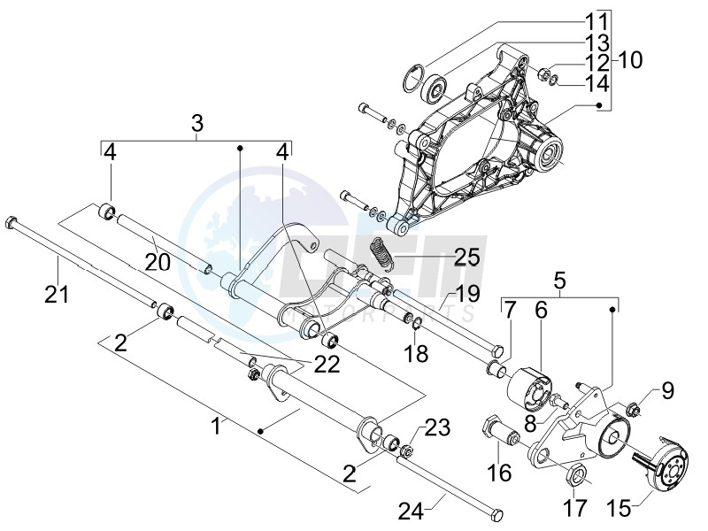 Swinging arm image