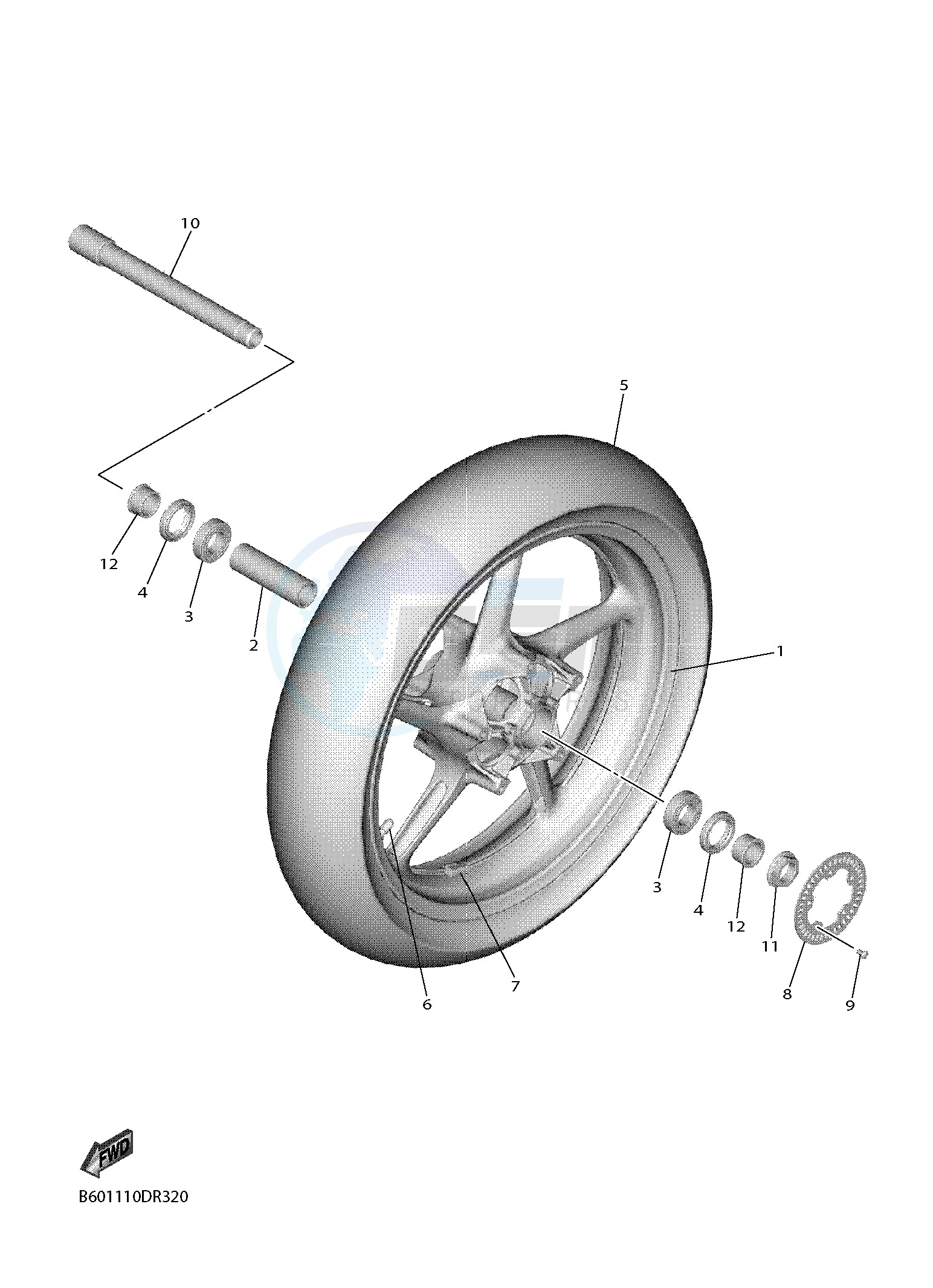 FRONT WHEEL image