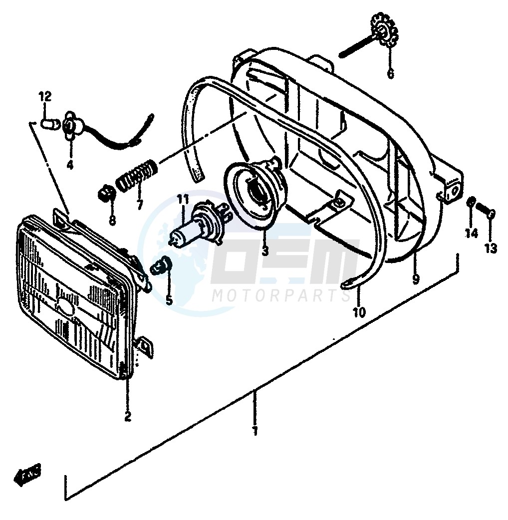 HEADLAMP (E18,E34) image